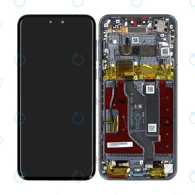 Schermo per Honor Magic7 Pro, Black, Vetro touch con cornice, 0235AMRV, Genuine Service Pack
