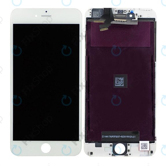 Schermo per iPhone 6 Plus, White, Vetro touch con cornice