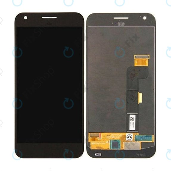 Schermo LCD per Google Pixel XL G-2PW2200, Quite Black, Vetro touch senza cornice, 83H90205-00, Genuine Service Pack