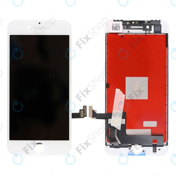 Schermo per iPhone 8, SE (2020), SE (2022), White, Vetro touch con cornice, Refurbished