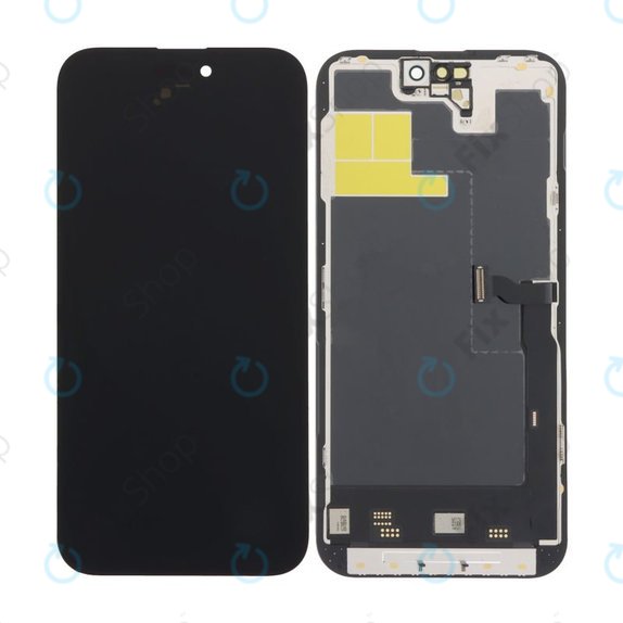 Schermo Soft OLED 120Hz per iPhone 14 Pro Max, Vetro touch con cornice, FixPremium