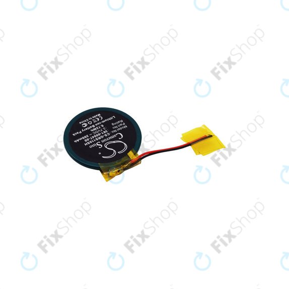 Batteria per Garmin Approach S1, S3 S4 Forerunner 110 210 S1 361-00047-00, Li-Ion, 200mAh, 3.7V, HQ