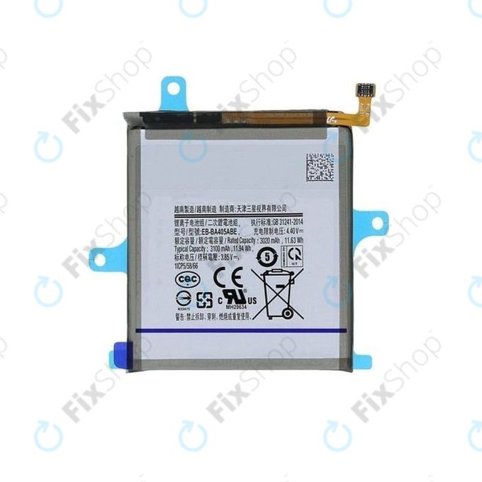 Batteria per Samsung A40 A405F, EB-BA405ABE, 3100mAh