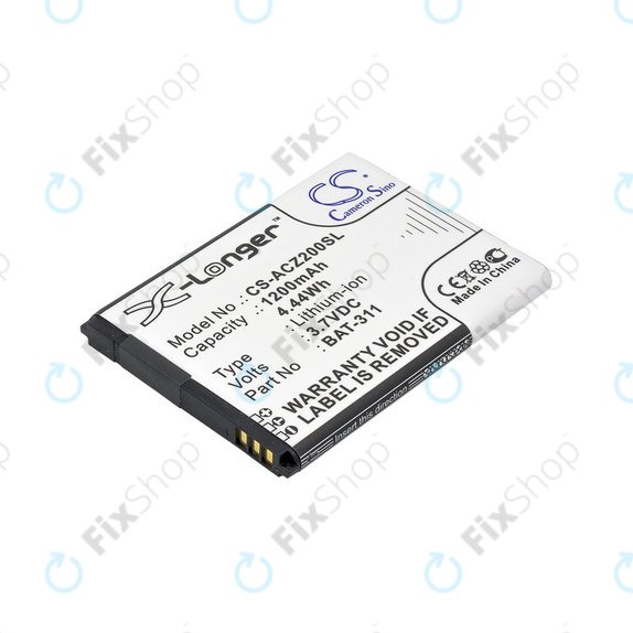 Batteria per Acer Liquid Z200, BAT-311, Li-ion, 3.7V, 1200mAh, HQ