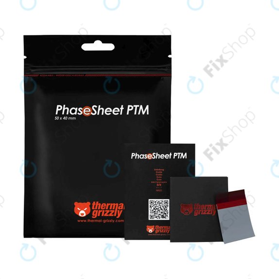 Pad termico 50x40x0,2mm, Thermal Grizzly PhaseSheet PTM