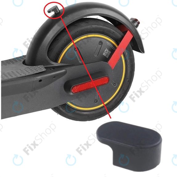 Supporto del meccanismo di piegatura del parafango posteriore per Ninebot Segway Max G30