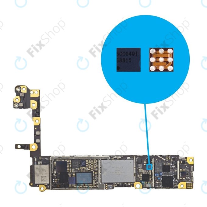 IC controllo alimentazione ricarica USB Q1403 9pin 68815 per iPhone 6, 6 Plus