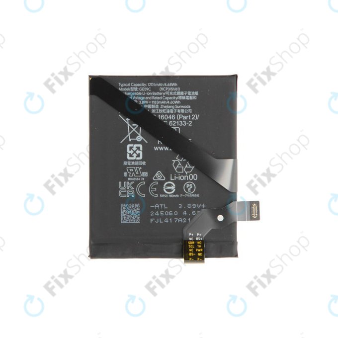 Batteria per Google Pixel 9 Pro Fold, Base GE59C, G949-00920-00, Genuine Service Pack