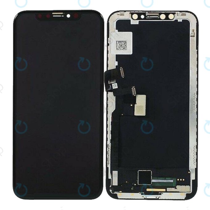 Schermo Hard OLED per iPhone XS Max, Vetro touch con cornice, FixPremium