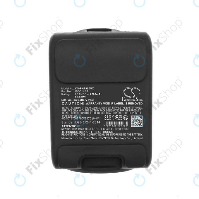 Batteria per Philips seriess 9000 AquaTrio, 8000-seriess, 7000-seriess, IBD014GA, Li-Ion, 2200mAh, 25.9V, HQ