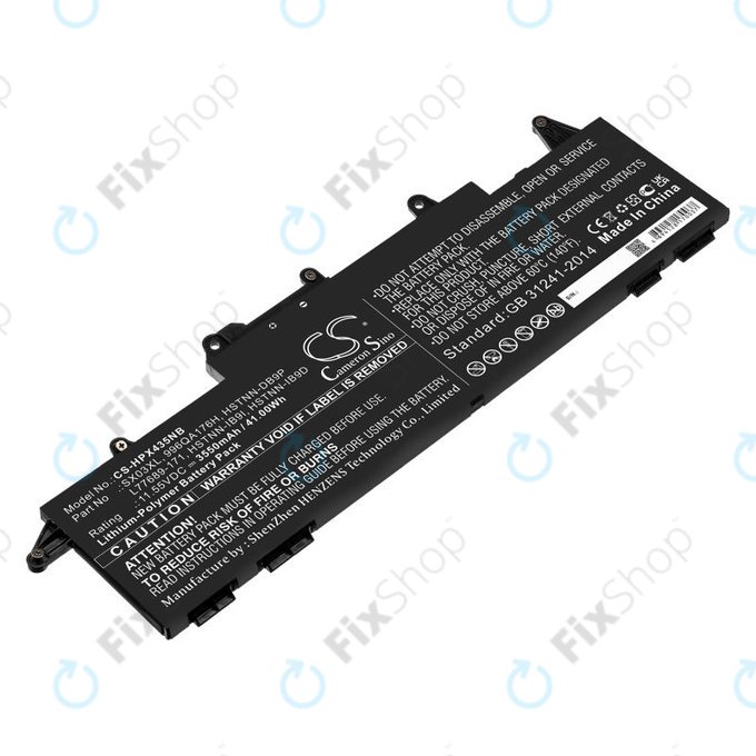 Batteria per HP ProBook x360 435 G7, SX03XL, Li-Pol, 3550mAh, 11.55V, HQ