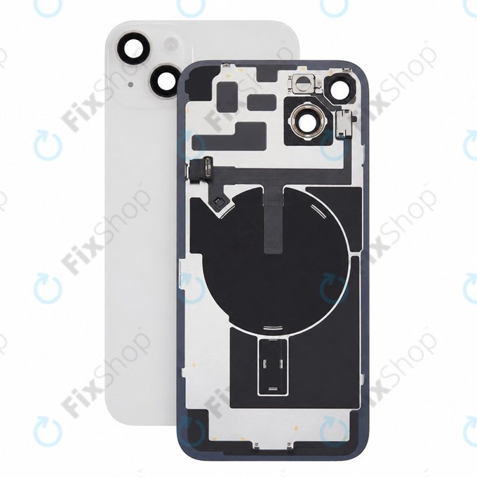 Vetro scocca posteriore per iPhone 14 Plus, Starlight, Pulled A