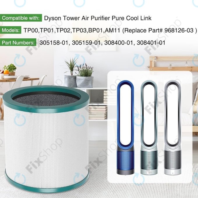Filtro HEPA per Dyson Purifier Cool-seriess, Pure Cool-seriess (Activated carbon)