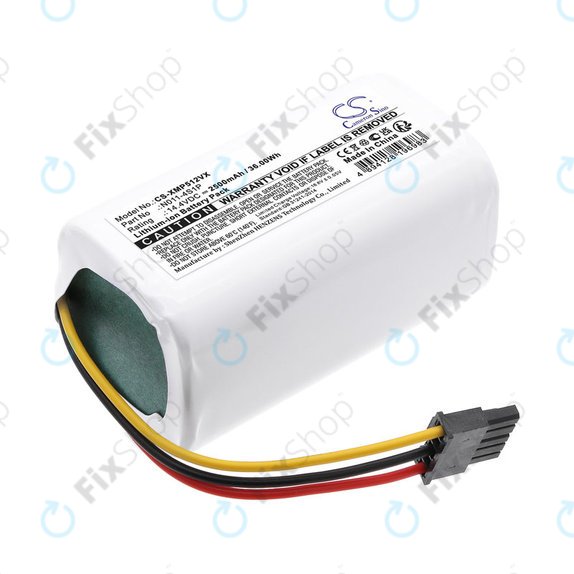 Batteria per Xiaomi Mi Robot vacuum Mop 2 Lite, 260V-4S1P, Li-Ion, 2500mAh, 14.4V, HQ