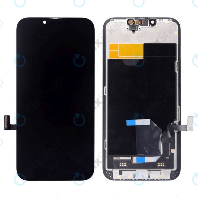 Schermo Hard OLED per iPhone 13, Vetro touch con cornice, FixPremium