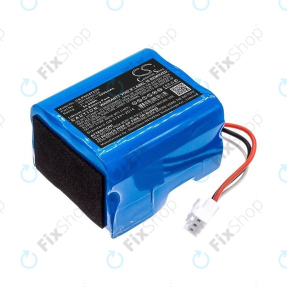 Batteria per Philips SpeedPro, SpeedPro Aqua, INR18650C25, Li-Ion, 2500mAh, 21.6V, HQ