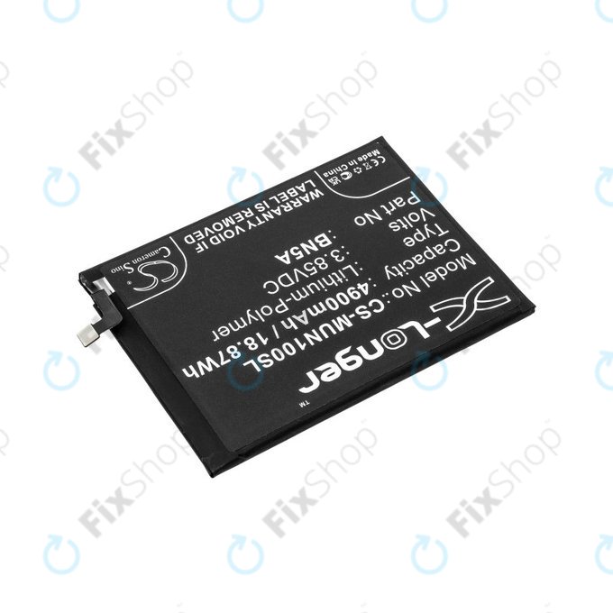Batteria per Xiaomi Poco M3 Pro, Redmi Note 10, Note 11, 4900mAh, Li-Pol, 3.85 V, BN5A, HQ
