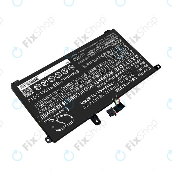Batteria per Lenovo ThinkPad P51s, P52s, T570, T580, 00UR891, Li-Pol, 2050mAh, 15.28V, HQ