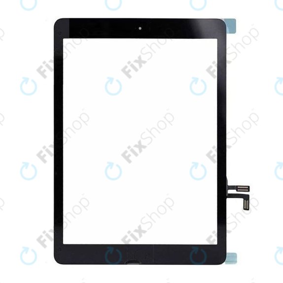 Vetro touch con pulsante Home per iPad Air, Black