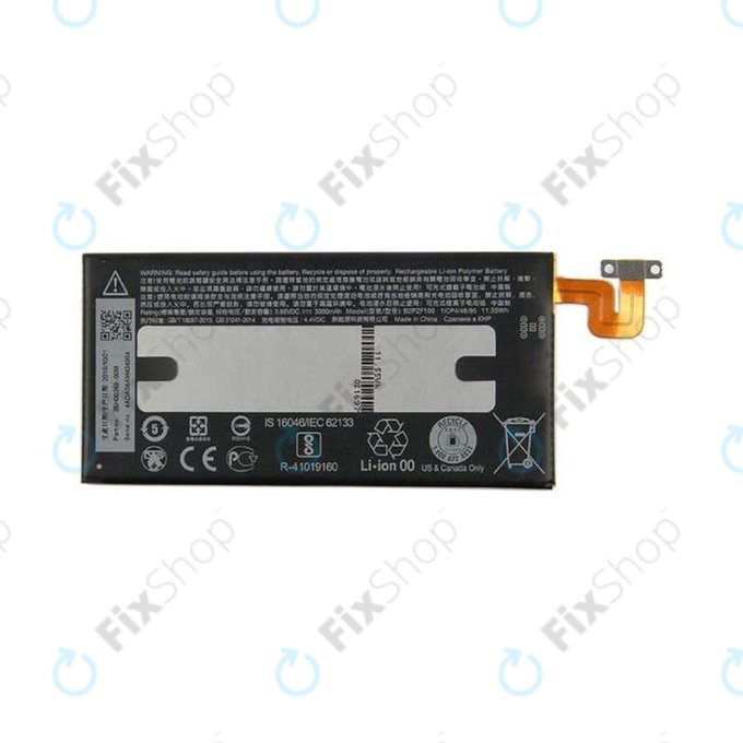 Batteria per HTC U Ultra, B2PZF100, 3000mAh