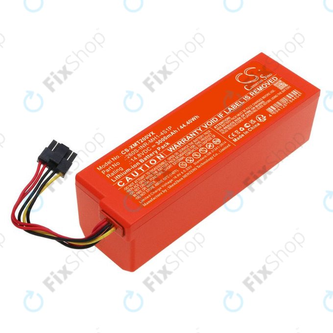 Batteria per Xiaomi Mi Robot Vacuum Mop 2 (Mijia 2C), 2Pro, 260S-INR-MH1-4S1P, Li-Ion, 3000mAh, 14.8V, HQ