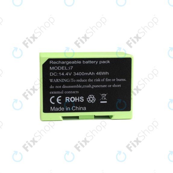 Batteria per iRobot Roomba e-seriess, i-seriess, ABL-D1, 4624864, ABL-D2, Li-Ion, 3400mAh, 14.4V
