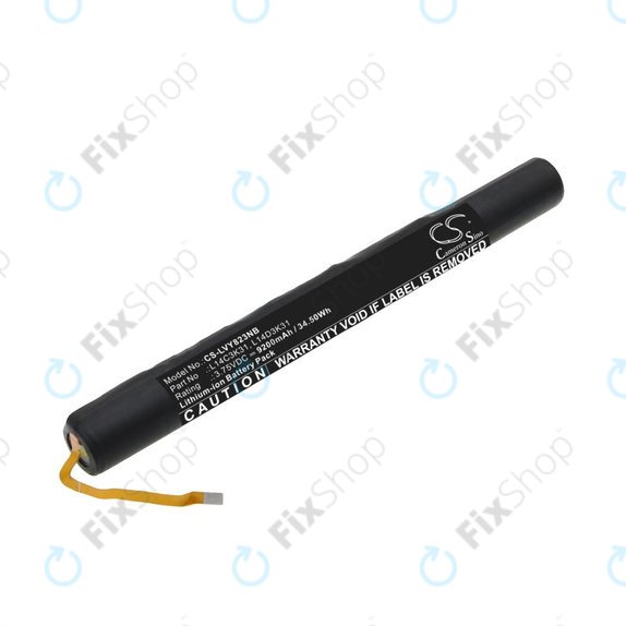 Batteria per Lenovo Yoga Tablet 2, L14C3K31, Li-Ion, 9200mAh, 3.75V, HQ