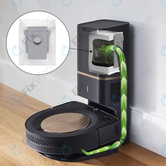 Sacchetti raccoglipolvere 3 pz per iRobot Roomba serie e, serie i, serie j, serie s