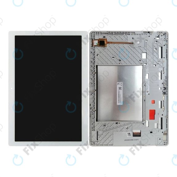 Schermo LCD per Lenovo Tab M10 TB-X505, White, Vetro touch con cornice