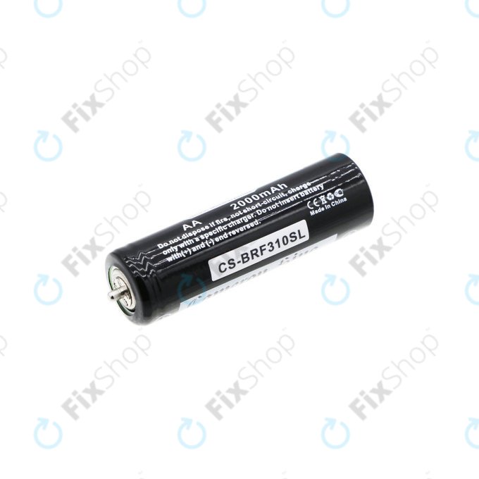 Batteria per Panasonic, Braun, WER1411L2508, Ni-MH, 2000mAh, 1.2V, HQ