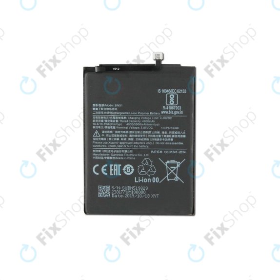 Batteria per Xiaomi Redmi 8, 8A, BN51, 5000mAh