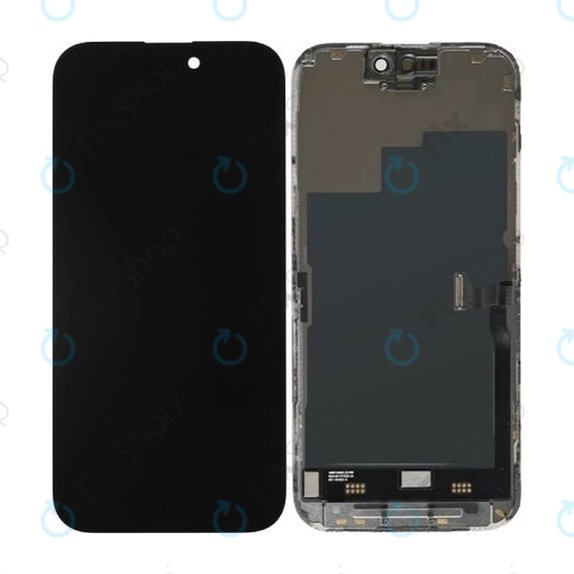 Schermo Soft OLED per iPhone 16 Plus, Vetro touch con cornice, DIAGNOSTIC