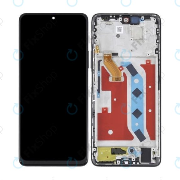 Schermo per Honor Magic4 Lite, Black, Vetro touch con cornice