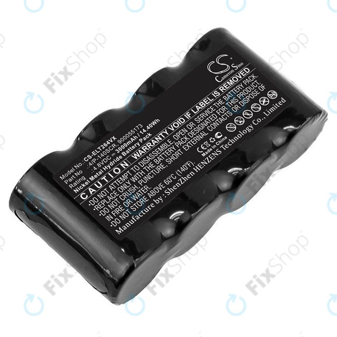 Batteria per Electrolux Spirit Wet e Dry, ZB264x, 4 P-140SCR, 900055173, Ni-MH, 3000mAh, 4.8V, HQ