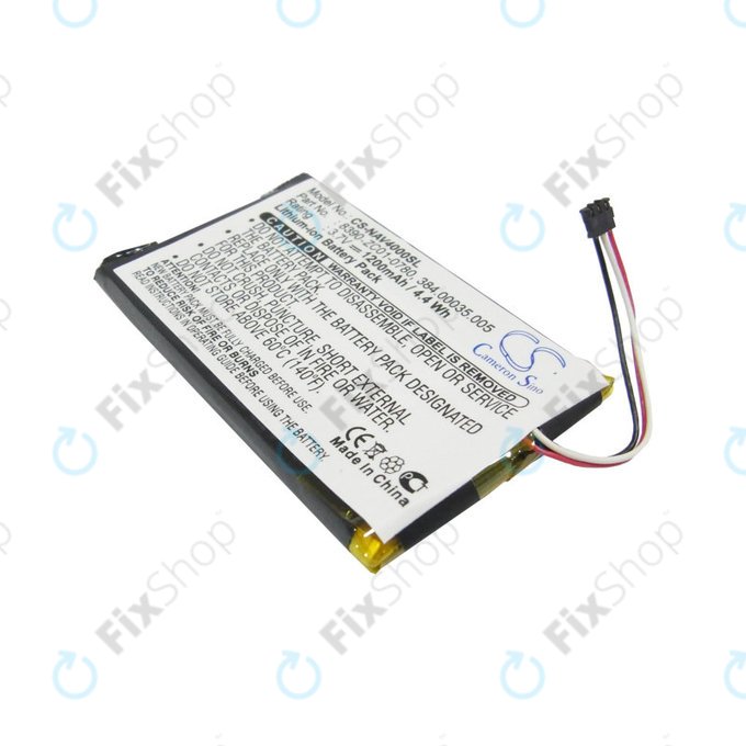 Batteria per Navigon 40 Easy, Plus, Premium, 8390-ZC01-0780, Li-Pol, 1200mAh, 3.7V, HQ