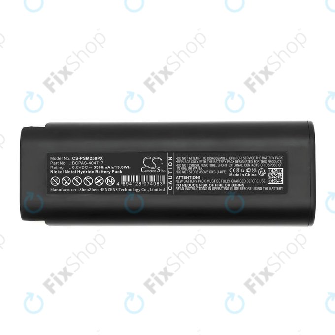 Batteria per Paslode 900400, 404400, BCPAS-404717, Ni-MH, 3300mAh, 6V, HQ