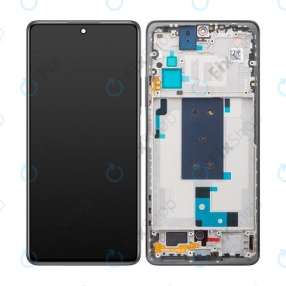 Schermo per Xiaomi 11T, 11T Pro, Celestial Blue, Vetro touch con cornice