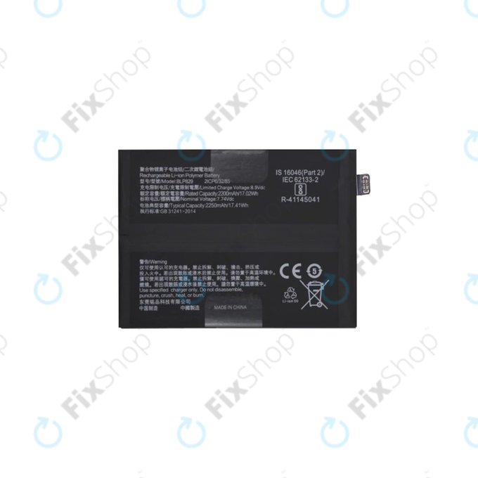 Batteria per OnePlus 9 LE2110 LE2111 LE2115, BLP829, 4500mAh