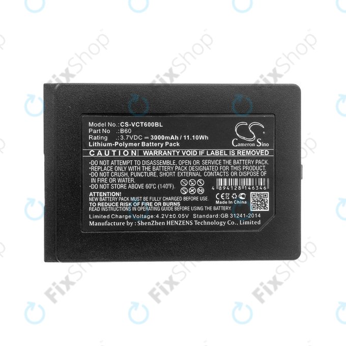 Batteria per Vectron Mobilepro 3, Vectron Mobilepro III, B60, Li-Pol, 3000mAh, 3.7V, HQ