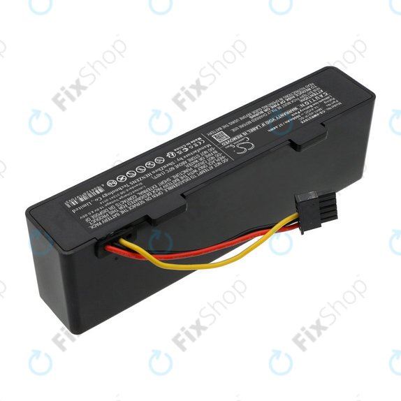 Batteria per Xiaomi Viomi V3, Mijia 2 Mi Robot Vacuum Mop P MH1-4S1P-SC, Li-Ion, 2600mAh, 14.4V, HQ