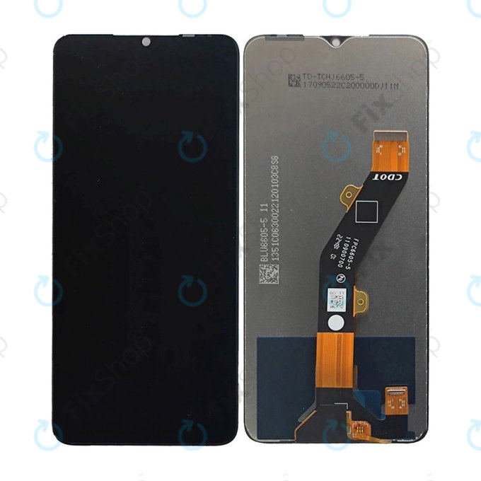Schermo LCD per Tecno Spark 10, 10 5G, Vetro touch senza cornice