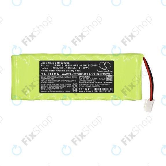 Batteria per Roto RT2, Roto Sf G2, 2412-3011, Ni-MH, 1800mAh, 12V, HQ