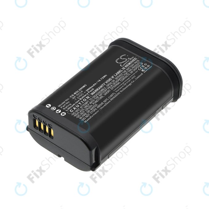 Batteria per Leica Q2, Q3, SL2, SL2s, BP-SCL6, Li-Ion, 2600mAh, 7.2V, HQ