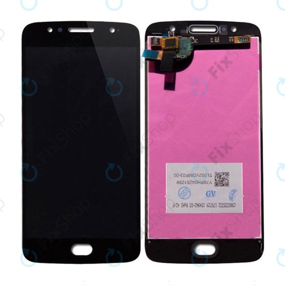 Schermo LCD per MotGoldla Moto G5S XT1794, Black, Vetro touch senza cornice