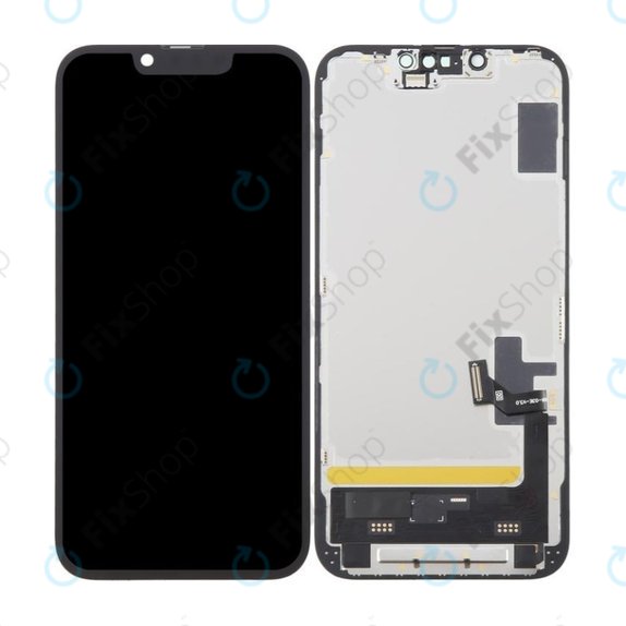 Schermo Soft OLED per iPhone 16e, 17e, Vetro touch con cornice, FixPremium