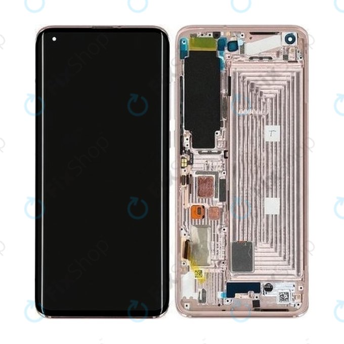 Schermo per Xiaomi Mi 10 Pro, Alpine White, Vetro touch con cornice, 56000500J100, Genuine Service Pack