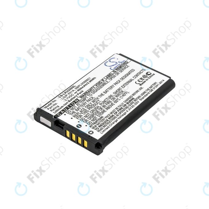 Batteria per LG T500, LGIP-531A, Li-Ion, 3.7V, 800mAh, HQ