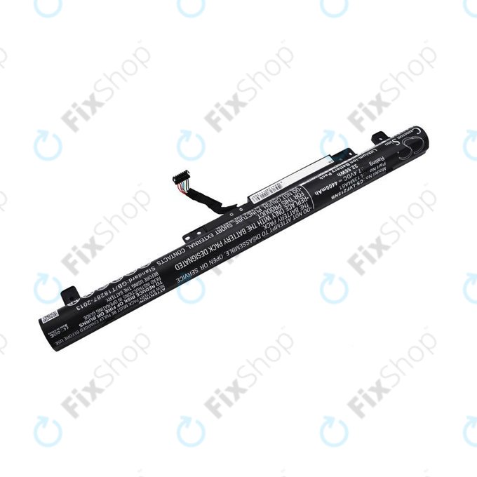 Batteria per Lenovo Flex 2 14, 15, L13M4A61, Li-Ion, 4400mAh, 7.4V, HQ