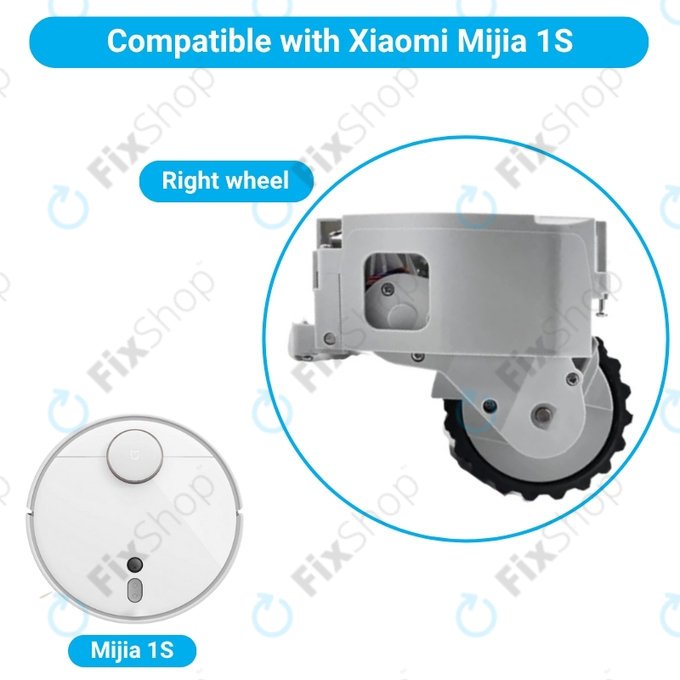 Ruota con motore (destra) per Xiaomi Mijia 1S, White