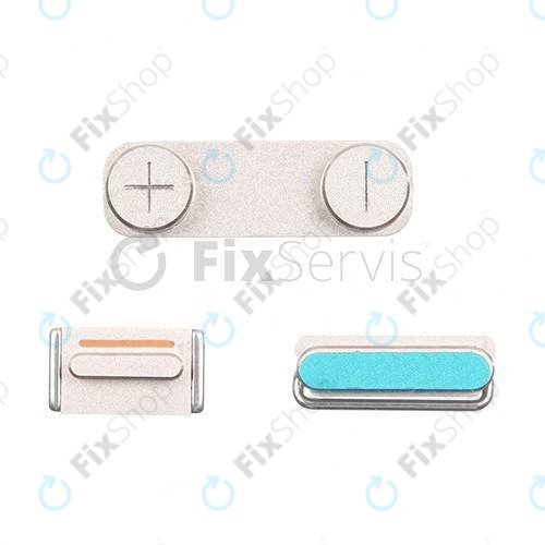 Set pulsanti laterali accensione, volume e silenzioso per iPhone 5S, Space Gray